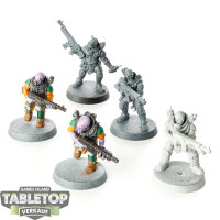Genestealer Cults - 5 Neophyte Hybrids - teilweise bemalt