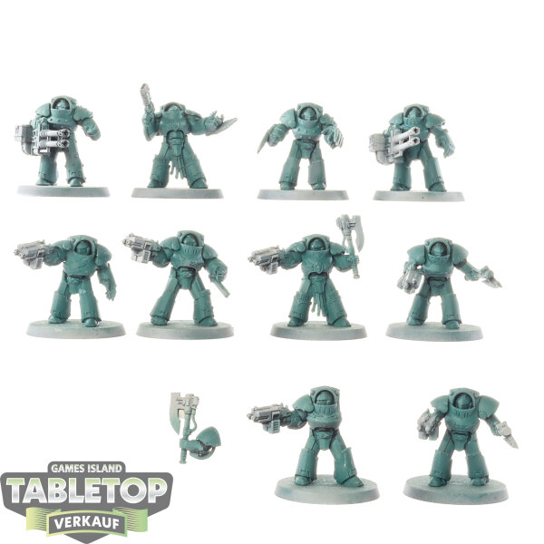 Horus Heresy - 10 Legion Tartaros Terminator Squad - teilweise bemalt
