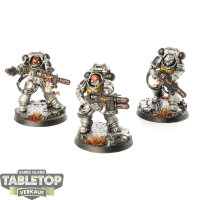 Space Marines - 3 Primaris Eradicators - bemalt