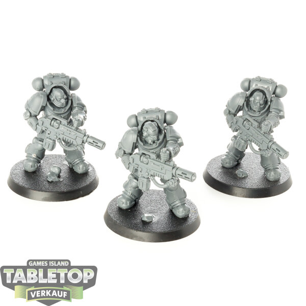 Space Marines - 3 Primaris Eradicators - unbemalt