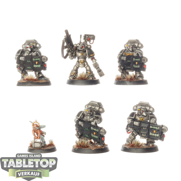 Space Marines - 5 Devastator Squad - bemalt
