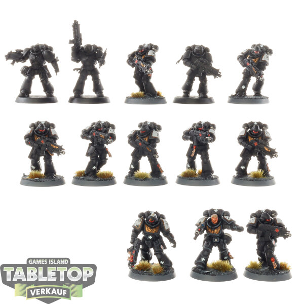 Black Templars - 13x Intercessors - teilweise bemalt