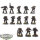 Black Templars - 13x Intercessors - teilweise bemalt