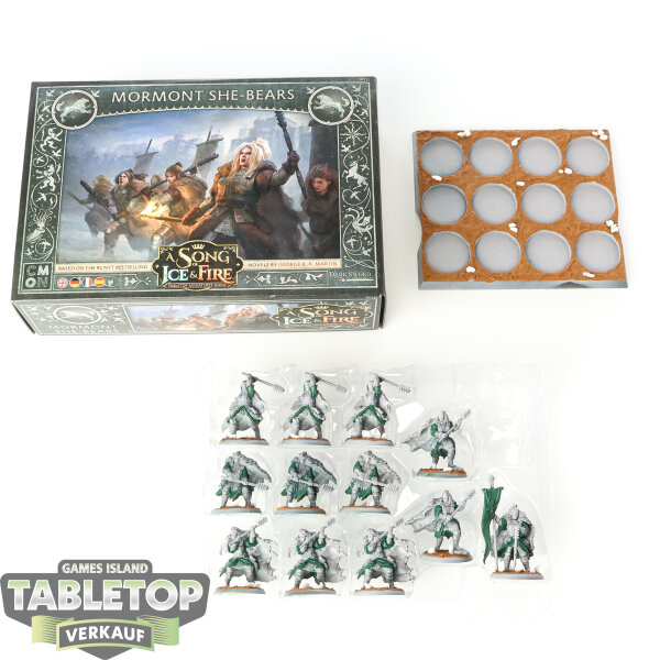 Stark - 12 Mormont She-Bears - teilweise bemalt