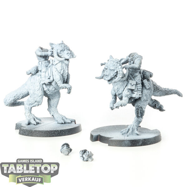 Rebellen - 2 Tauntaun Riders - teilweise bemalt