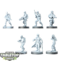 Rebellen - 7 Rebel Troopers - grundiert