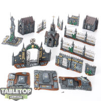 Gelände - Garden of Morr / Sigmarite Mausoleum - bemalt