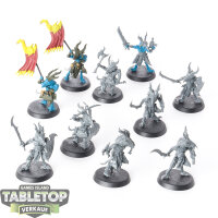 Thousand Sons - 10x Tzaangors - teilweise bemalt