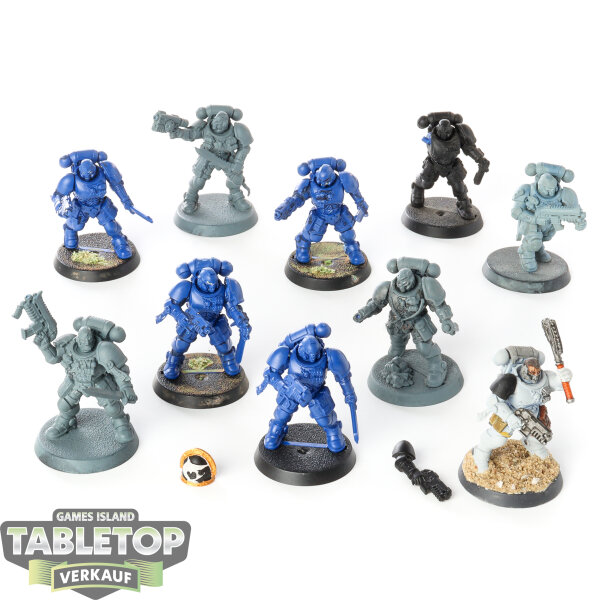 Space Marines - 10 x Reiver Squad - teilweise bemalt