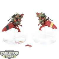 Aeldari - 2x Shroud Runners - bemalt