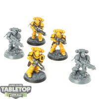 Imperial Fists - 5x Intercessors - teilweise bemalt