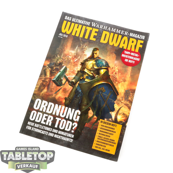 White Dwarf & Magazine - Ausgabe Juli 2018 - deutsch