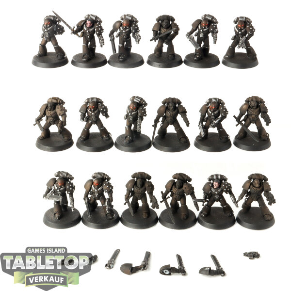 Horus Heresy - 18 Legion MKVI Tactical Squad - teilweise bemalt