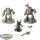 Adeptus Mechanicus - 2 Kastelan Robots - teilweise bemalt