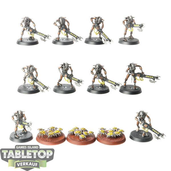 Necrons - 10x Necron Warriors - bemalt