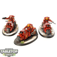 Blood Angels - 3 Outriders - bemalt