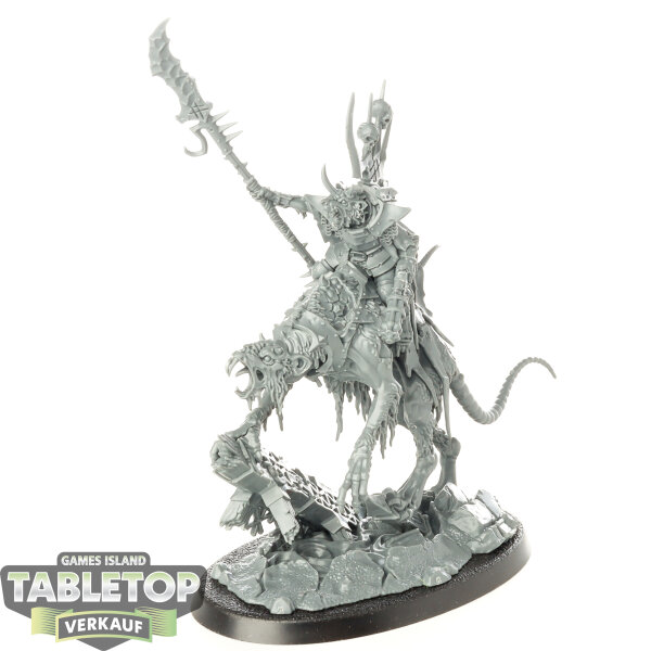 Skaven - Clawlord on Gnaw-beast - unbemalt