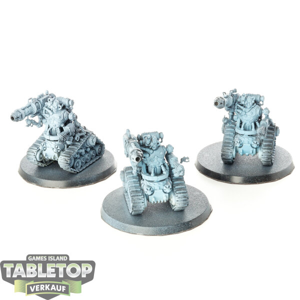 Adeptus Mechanicus - 3 Kataphron Destroyers - teilweise bemalt