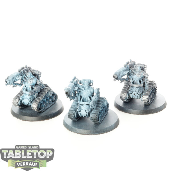 Adeptus Mechanicus - 3 Kataphron Destroyers - teilweise bemalt