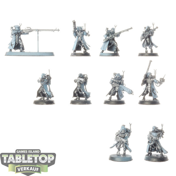Adeptus Mechanicus - 10 Skitarii Rangers - teilweise bemalt