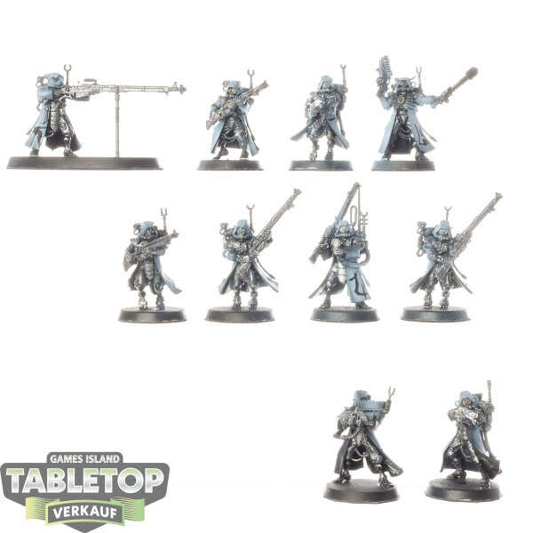 Adeptus Mechanicus - 10 Skitarii Rangers - teilweise bemalt