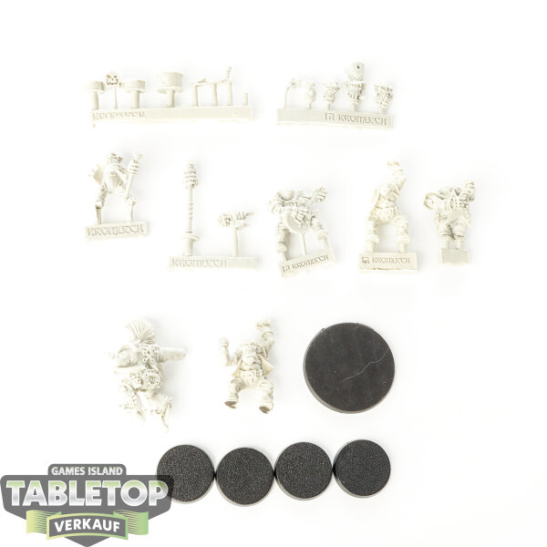 Orks - 5 Gunz N Fungus, Orc Eavy Metal Band - unbemalt