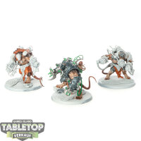 Skaven - 3x Stormfiends - teilweise bemalt