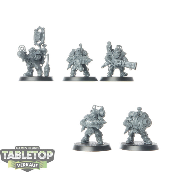Kharadron Overlords - 5x Grundstok Thunderers - unbemalt