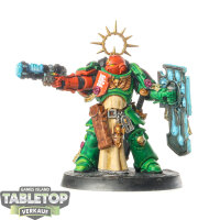 Space Wolves - Lieutenant with Storm Shield - bemalt
