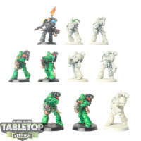 Space Wolves - 10x Infernus Squad - teilweise bemalt