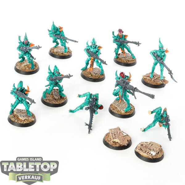 Drukhari - 10 Kabalite Warriors - bemalt