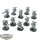 Chaos Space Marines - 10x Chaos Space Marines - unbemalt