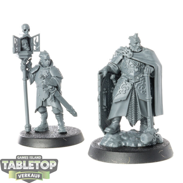 Cities of Sigmar - Freeguild Marshal and Relic Envoy - unbemalt