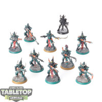 Drukhari - 10x Kabalite Warriors - teilweise bemalt