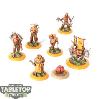 Guild Ball - 6x The Farmers: Old Fathers Harvest - bemalt