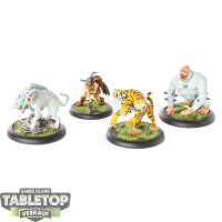 Malifaux - 4x Primal Fury - bemalt