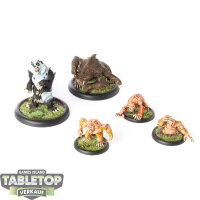Malifaux - 5x Slate Ridge - bemalt