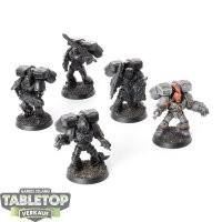 Space Wolves - 5x Skyclaws - teilweise bemalt