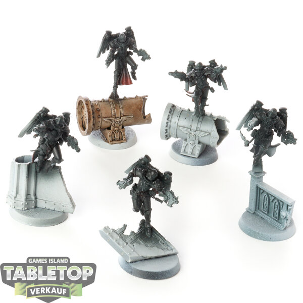 Adepta Sororitas - 5 Seraphim Squad - teilweise bemalt