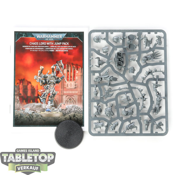 Chaos Space Marines - Chaos Lord with Jump Pack - im Gussrahmen
