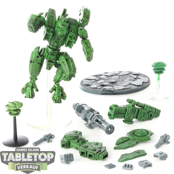 Tau Empire - XV104 Riptide Battlesuit - teilweise bemalt