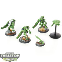 Tau Empire - 3 Stealth Battlesuits - bemalt