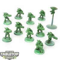 Tau Empire - 10 Fire Warriors Breacher Team - teilweise...