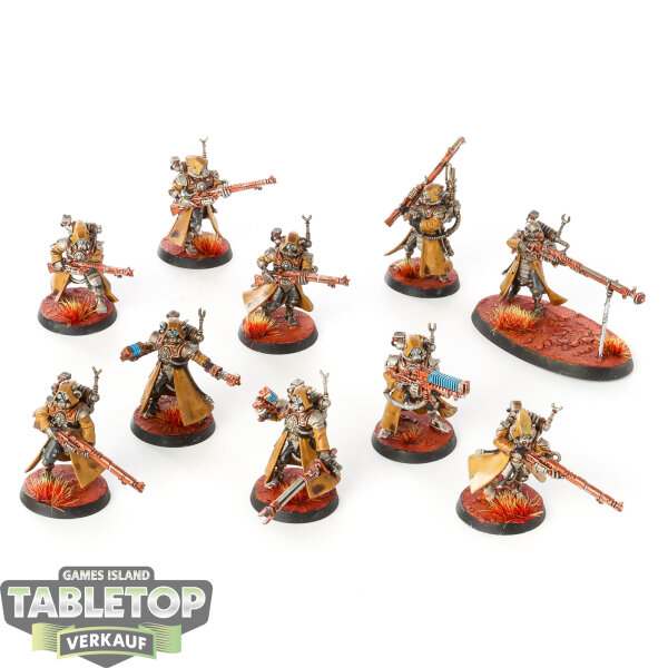 Adeptus Mechanicus - 10 Skitarii Rangers - bemalt