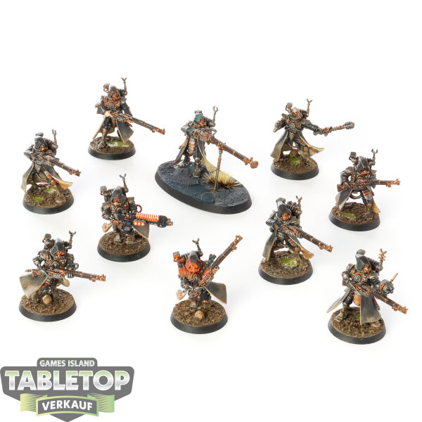Adeptus Mechanicus - 10 Skitarii Rangers - bemalt