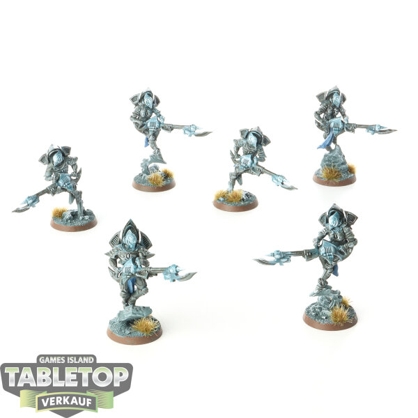 Aeldari - 6x Space Elf Spectre Squad - bemalt