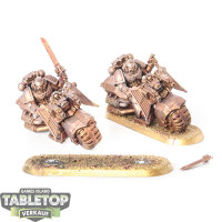 Deathwatch - 2 Biker - teilweise bemalt