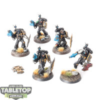 Deathwatch - 5 Veterans - bemalt