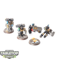 Deathwatch - 4 Vanguard Veteran Squad - bemalt