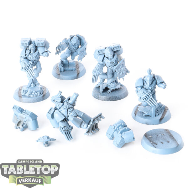 Space Wolves - 5 Vanguard Veteran Squad - grundiert
